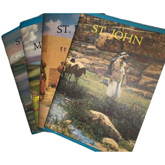 LUKE, MARK, JOHN, MATTHEW SMALL POCKET SIZE BOOKLET AMERICAN BIBLE SOCIETY 1952 - Picture 6 of 6